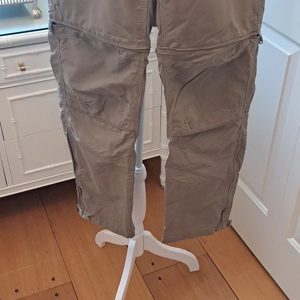 NWOT KUHL Mens Liberator Convertible Army Green Pants/Shorts Pockets S-30x32‎